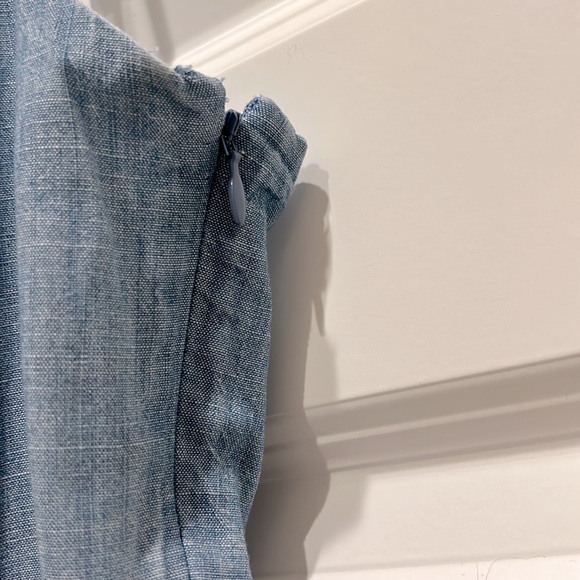 J. CREW Chambray midi slip dress size 4 NWT - Picture 3 of 7